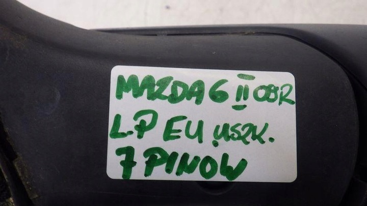 фото №12, Дзеркало ліві 7 pin європа mazda6 mazda 6 ii gh 022683 022684