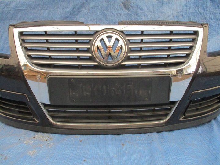 фото №7, Бампер перед переднее vw passat b6 pdc комплектный цвет lc9x