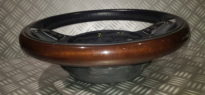 фото №10, Jaguar xj xjl x351 кермо шкіра чорна 8pvj дерево з підігрівом