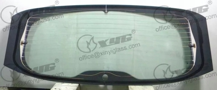 фото №1, Стекло задняя renault scenic iii 2009- ciemnozielona з антенна
