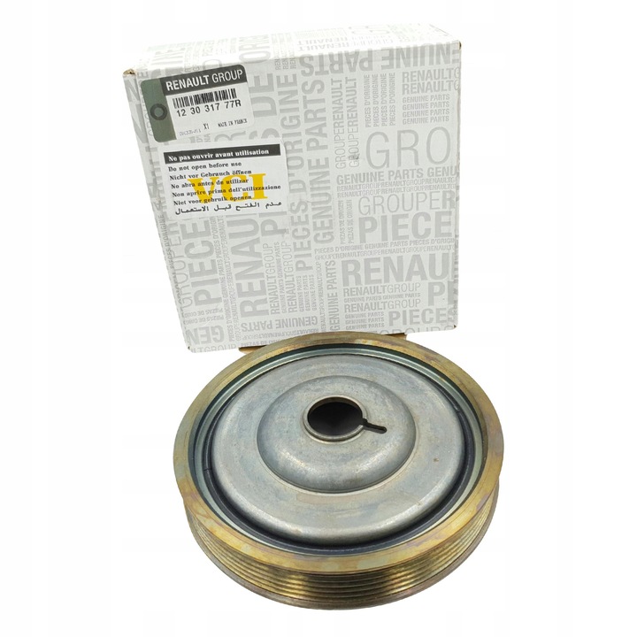 фото №1, Колесо ременное вала 1.5 dci 123030453r оригинальные renault