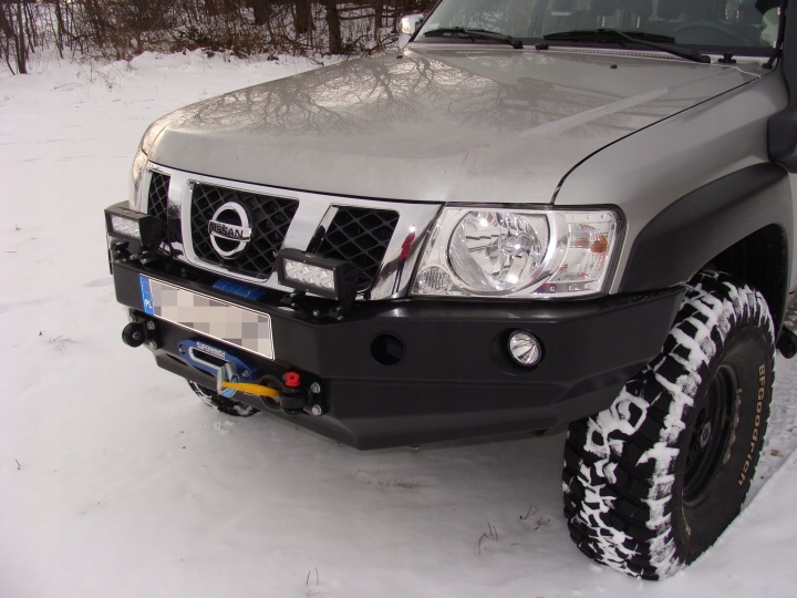 фото №7, Бампер сталевий передній перед nissan patrol gu4