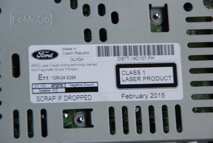 фото №5, Радіо cd ford mondeo mk5 радіо cd ds7t-19c107-fh