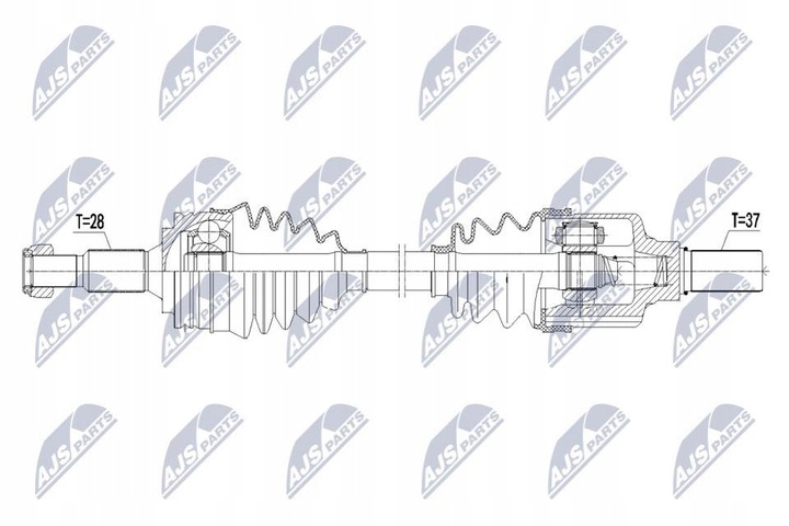 фото №2, Полуось приводная nty npw-pe-067