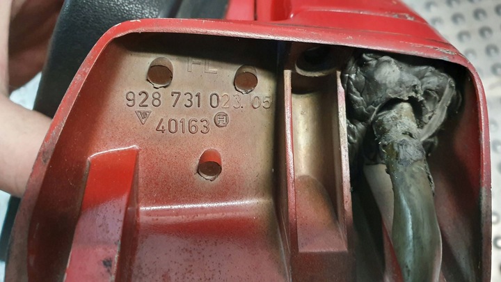фото №6, Зеркало левая porsche 928 924 944 5 pin 928731023 76-