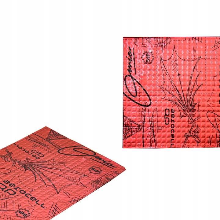 фото №12, Килимок шумопоглинаюча aerocell 50x32cm 4mm butylowa granulkami izolująca шум