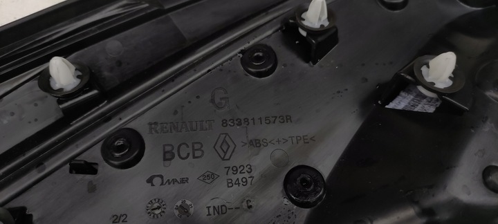 фото №7, Renault megane v e tech планка крила двері лівий зад le-d47