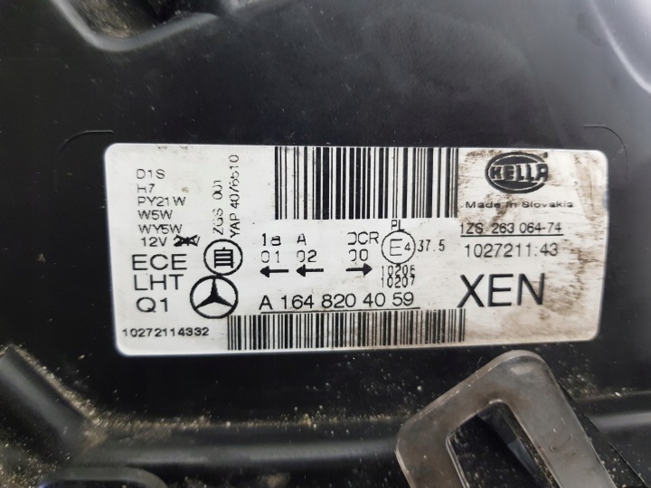 фото №11, Mercedes ml w164 amg рестайлінг фара ксенон праве перед a1648204059