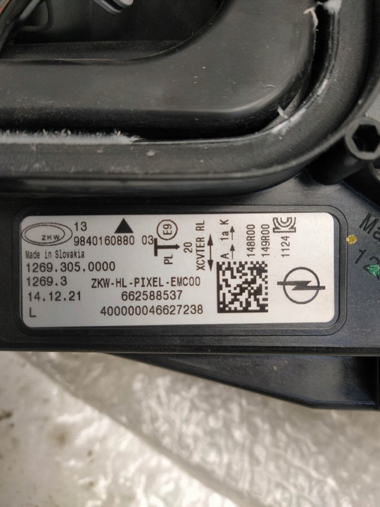 фото №12, Opel astra l vi 6 лампы перед передние левая правая полный led новое оригинал