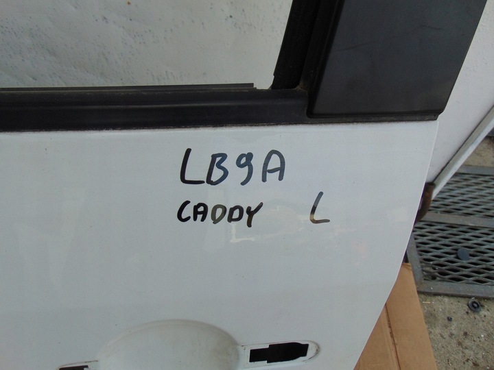 фото №16, Дверь левая перед vw caddy iii рестайлинг 2010-2015 белый lb9a