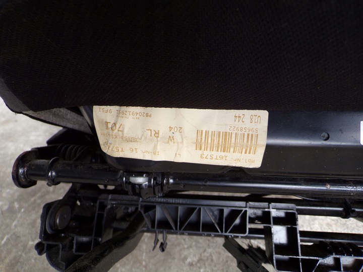 фото №8, Сидіння водія лівий перед mercedes w204 c клас напівшкіра