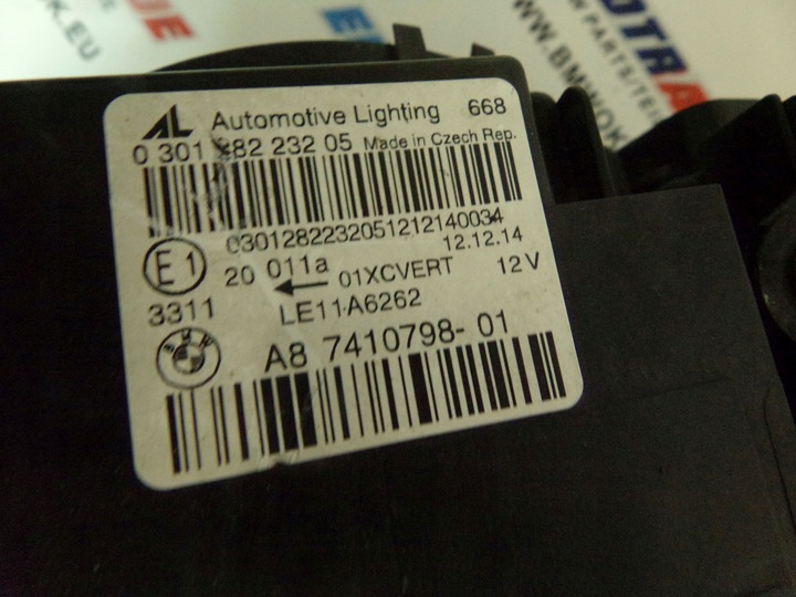 фото №8, Bmw f32 f33 f36 f80 f82 лампа перед левая правая led адаптивный 7410797 7410798