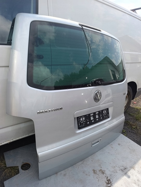 фото №6, Vw t5 t5 рестайлинг крышка крышка багажника зад комплектная серебряная la7w