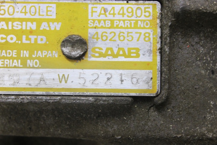 фото №13, Saab 93 9-3 ii 02r- 2.0t коробка передач коробки передач автоматическая 4626578 50-40le