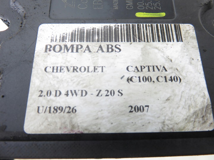фото №7, Блок управления abs chevrolet captiva 000401812c4 25092645613 25061333013
