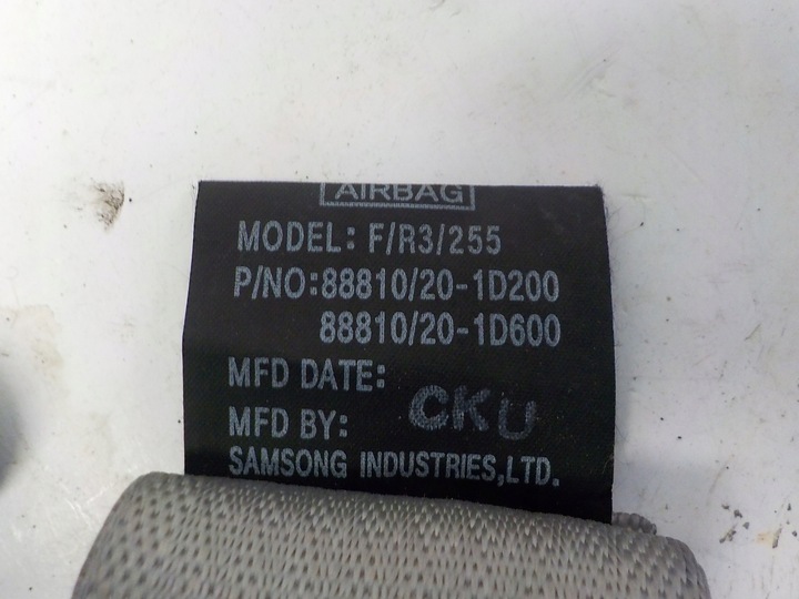 фото №12, Kia carens iii pas безпеки натягувач лівий перед