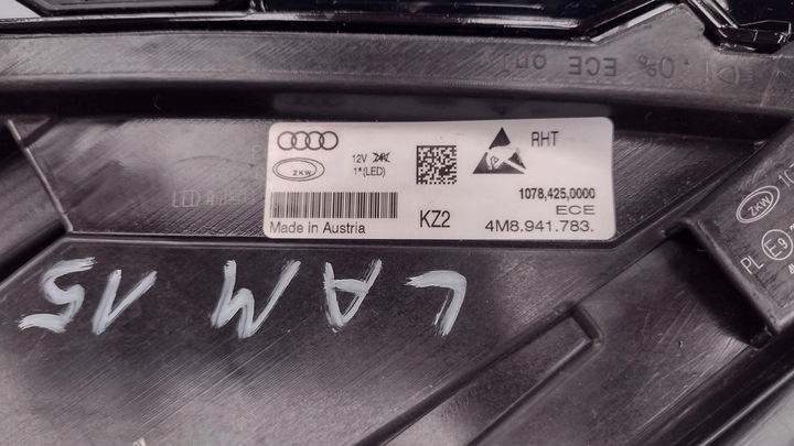фото №10, Audi q8 4m8 лампа передня перед ліва повний led matrix 4m0941039c 4m8941783