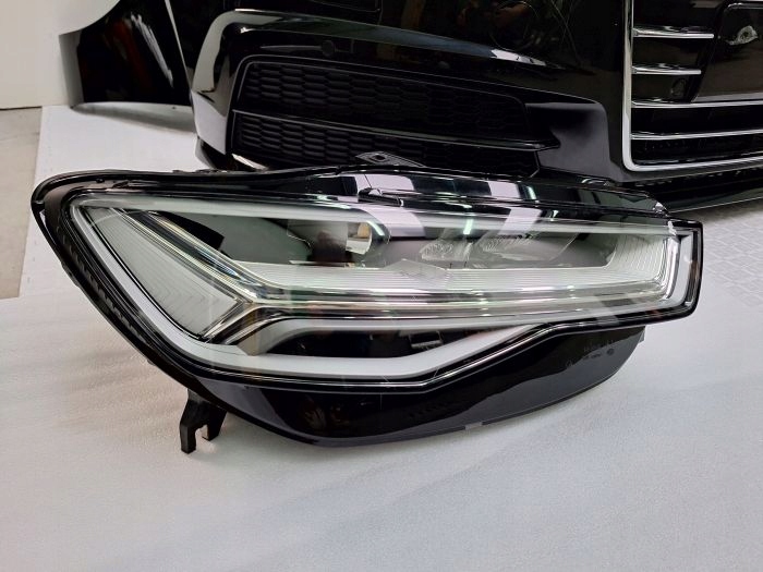 фото №9, Audi a6 4g c7 рестайлінг 2.0tdi 2015-2018 перед капот бампер лампи pas ly9t