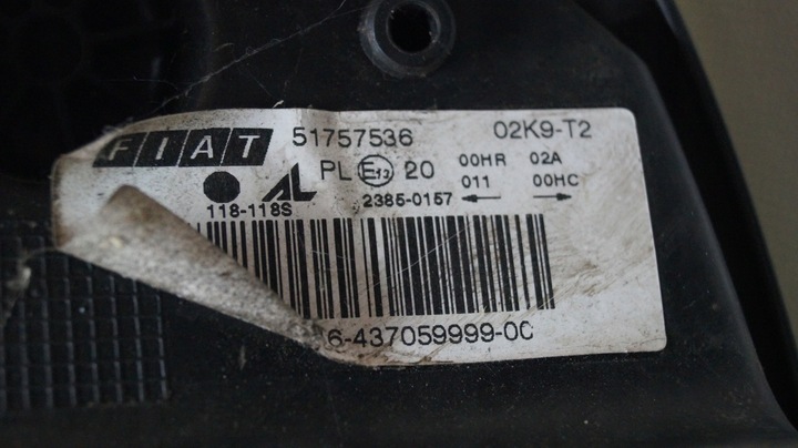 фото №12, Лампа передня права fiat bravo ii