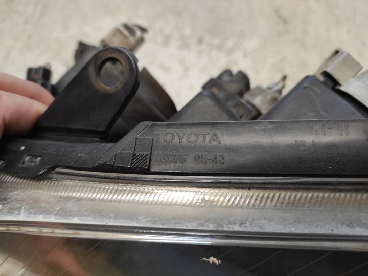 фото №7, Toyota avensis 2 ii t25 03-06 лампа ліва перед 05-43 - зчеплення