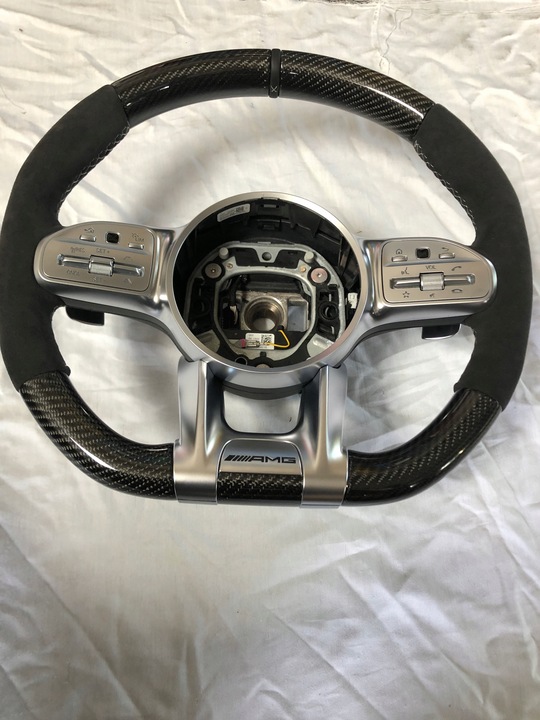 фото №6, Mercedes s w222 amg кермо карбон алькантара