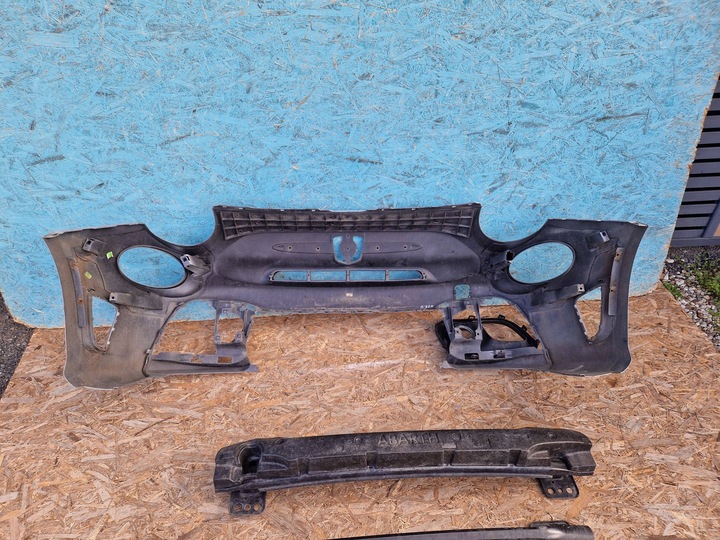 фото №6, Бампер перед переднє fiat 500 abarth рестайлінг + балка