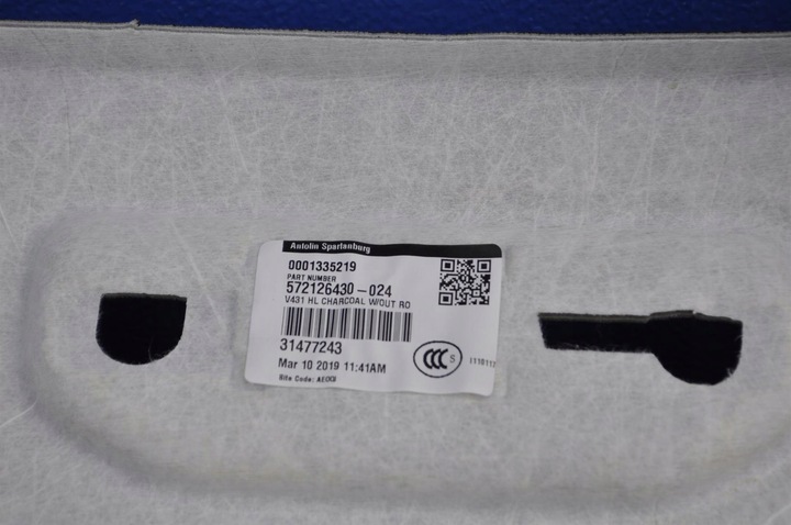 фото №13, Volvo s60 iii rdesign 18- потолок потолок автомобиля