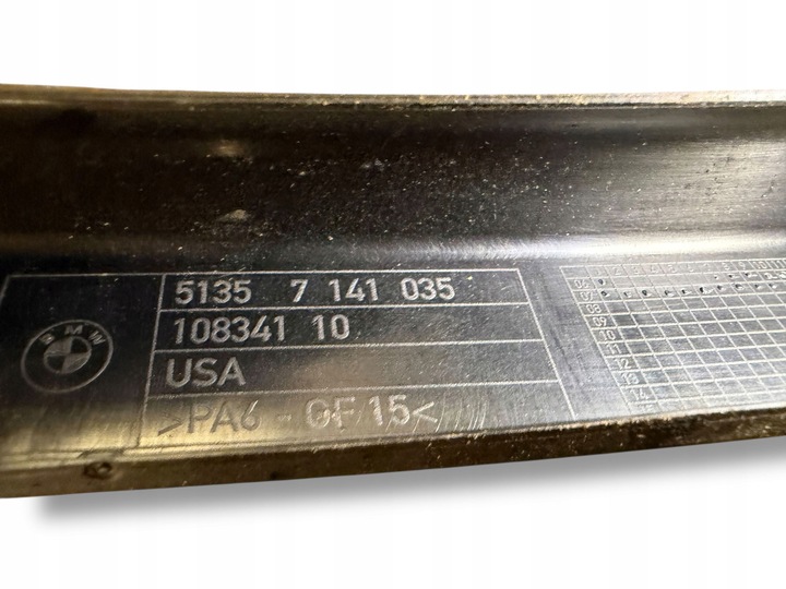 фото №8, Bmw x5 e70 2008 зад сторона ліва планка / прокладка скла двері задніх