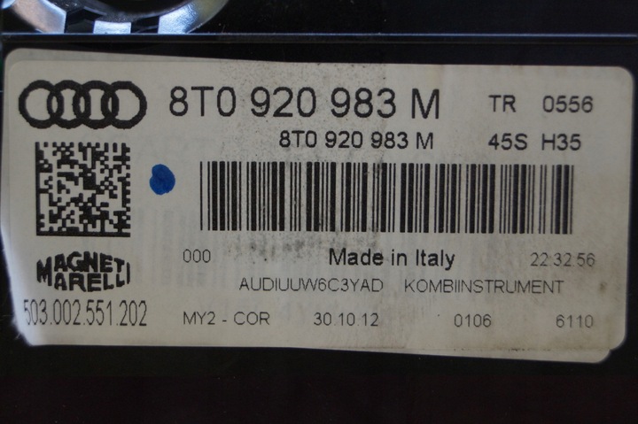 фото №10, Спідометр  прилади audi a5 8t рестайлінг 2.0 tdi 8t0920983m