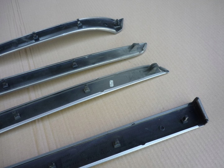 фото №10, Декори планки audi a4 b6 b7 сріблястий комплект eu