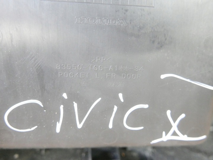 фото №13, Обивка боковина левый перед honda civic x fk6 hb 5d 15-19