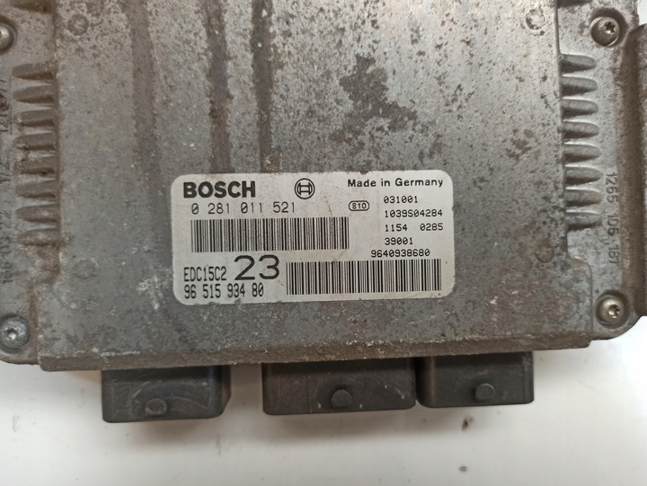 фото №8, Citroen xsara picasso 2.0 hdi блок керування двигуна 9654693280 0281011521