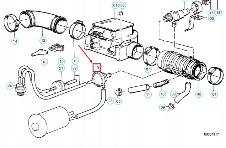 фото №8, Bmw 5 e28 клапан повітря 11631706273 oem
