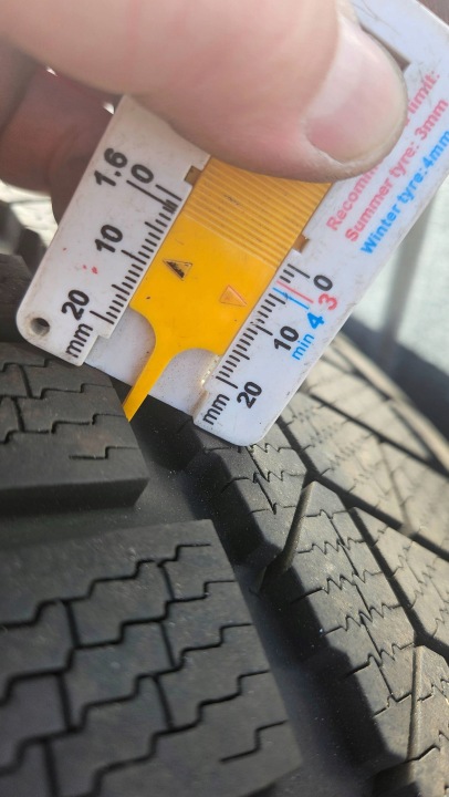 фото №14, Диски audi a6 c8 4k0601025 7.5x17" et36 шини 225/60 r17 2024рік 6.5mm