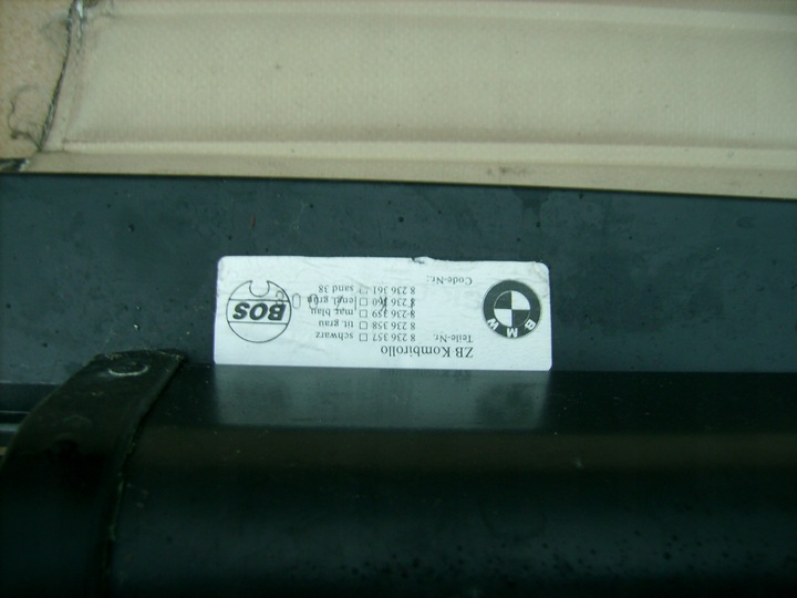 фото №3, Ролета багажника 3.0 дизель bmw 5 e39