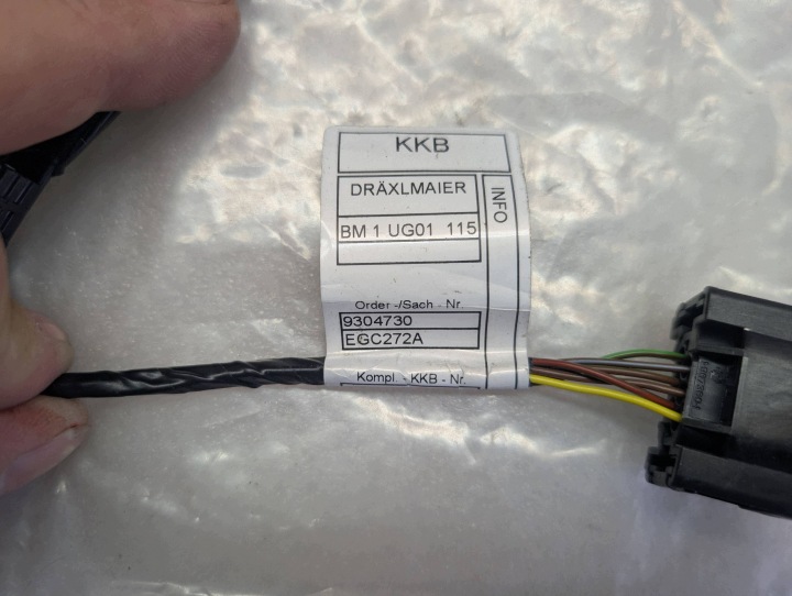 фото №6, Bmw x3 f25 джгут провід датчик паркування pdc 9304729 нова оригінал