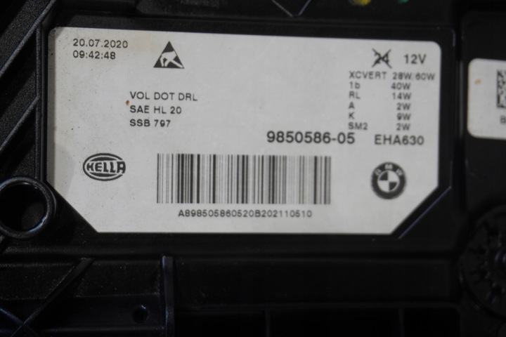фото №9, Капот pas лампи led bmw g30 g31 lci 540i usa 475