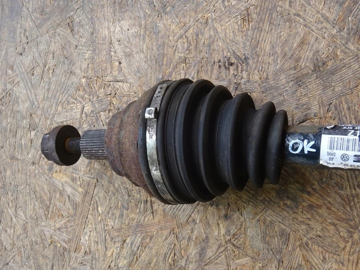 фото №9, Audi tt 8j r32 механічна коробка передач 06-14 піввісь перед передня ліва 8j0407271aa