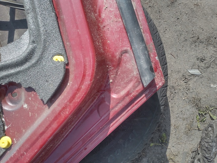 фото №8, Дверь левый зад vw sharan i красный ly3d