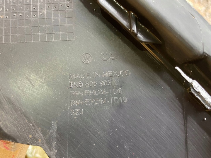 фото №10, Vw golf vi 6 08-12 универсал спойлер спойлер накладка бампера перед передняя