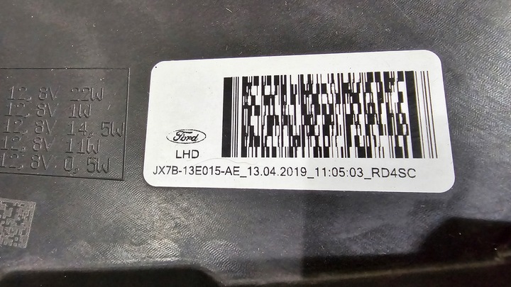 фото №11, Лампа левая перед полный led ford focus iv jx7b-13e015-ae
