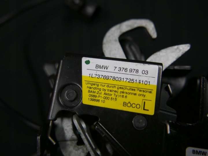 фото №8, Bmw f46 замок капота лівий патрон / заряд піротехнічний 7376978