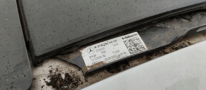 фото №12, Дах панорамний люк панорама mercedes e-klasa w213 універсал 149