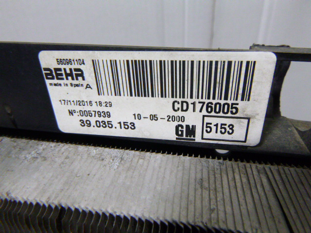 фото №9, Комплект радиатор радиаторов opel corsa e 13399870