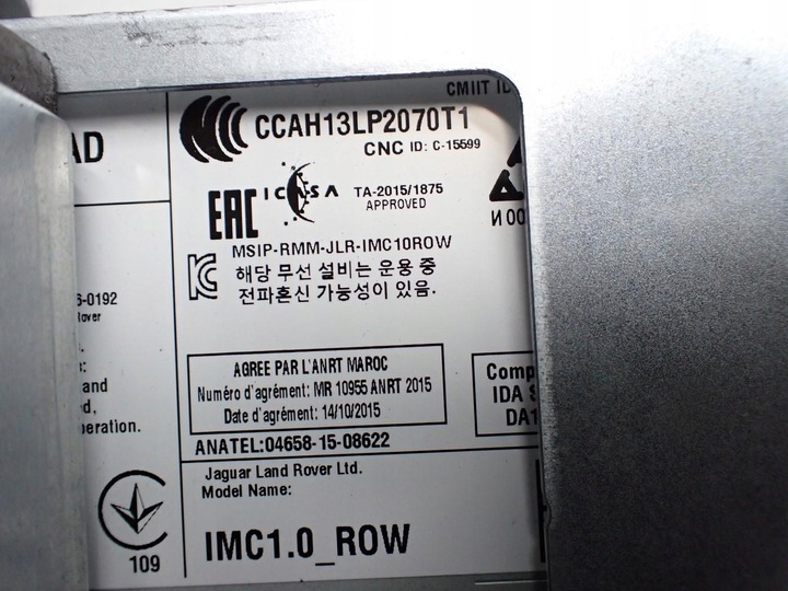 фото №12, Навігація навігація радіо дисплей h9a3-19c211-ad range rover evoque l538 17r