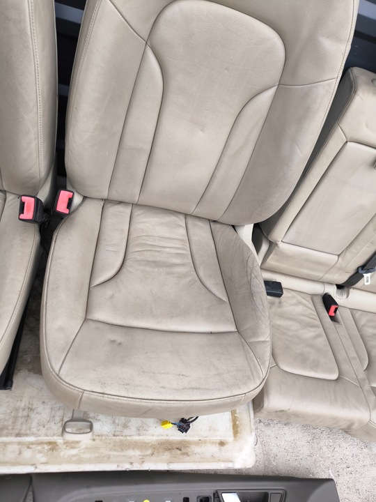 фото №10, Сиденье сиденья audi q5 8r кожа 2008-2016 светлый комплект !!!