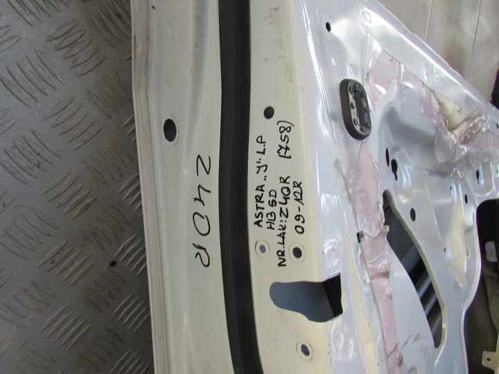 фото №12, Двері лівий перед opel astra j 09-12r. z40r 5d hb