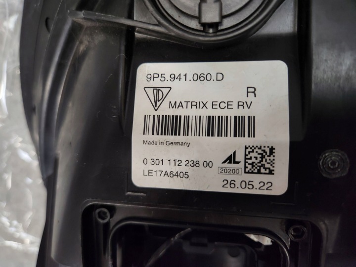 фото №14, Фара передня передня права - porsche 911 992 9p5 matrix повний led 19-
