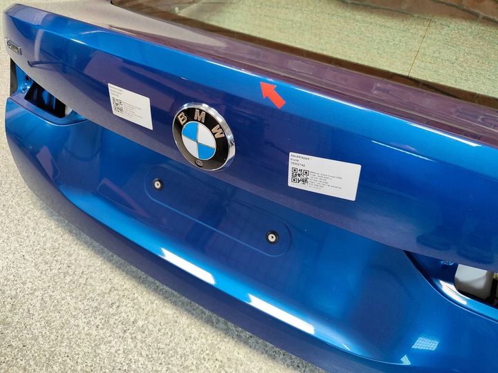 фото №8, Bmw 4 i4 g26 крышка багажника зад задняя камера цвет portimao синий c31