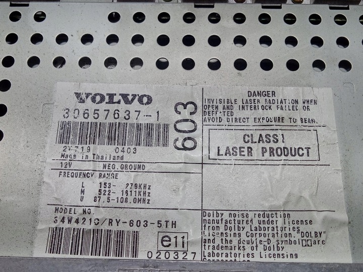 фото №8, Volvo s60 i радіо cd касета телефон 30657637-1